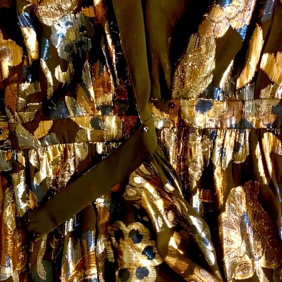 Ramy Brook Lurex Metallic Jacquard Shaina Dress. - Picture 8 of 11